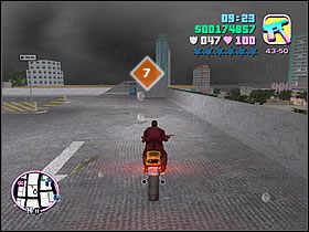 Wjedź na sam szczyt parkingu samochodowego - Numer 7-12 Unique Stunt Jumps - Grand Theft Auto: Vice City - poradnik do gry