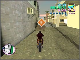 Czas zająć się wąskimi uliczkami, zlokalizowanymi pomiędzy budynkami wzdłuż głównej drogi, biegnącej przy plaży - Numer 7-12 Unique Stunt Jumps - Grand Theft Auto: Vice City - poradnik do gry