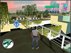 Przy lucie, na której jest bar Malibu, dokładnie naprzeciwko skoczni przez rzekę, znajduje się wysoki budynek - Numer 21-25 Hidden Packages - Grand Theft Auto: Vice City - poradnik do gry