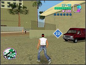 Za barem Malibu znajdziesz niewielki parking - Numer 21-25 Hidden Packages - Grand Theft Auto: Vice City - poradnik do gry