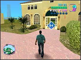 Kolejna paczkę znajdziesz przy mieszkanku zlokalizowanym na zakręcie - Numer 51-55 Hidden Packages - Grand Theft Auto: Vice City - poradnik do gry