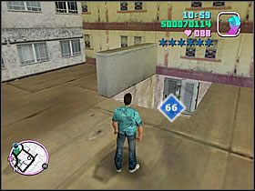 Wjedź za budynki na zakręcie - Numer 66-70 Hidden Packages - Grand Theft Auto: Vice City - poradnik do gry