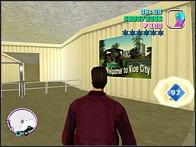 Teraz udaj się na lewo i po ruchomych schodach w górę - Numer 96-100 Hidden Packages - Grand Theft Auto: Vice City - poradnik do gry