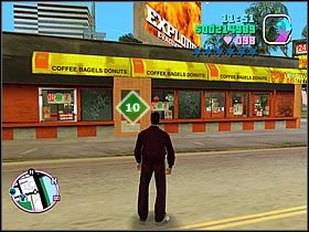 Doughnut Shop - Numer 6-10 Shops - Grand Theft Auto: Vice City - poradnik do gry
