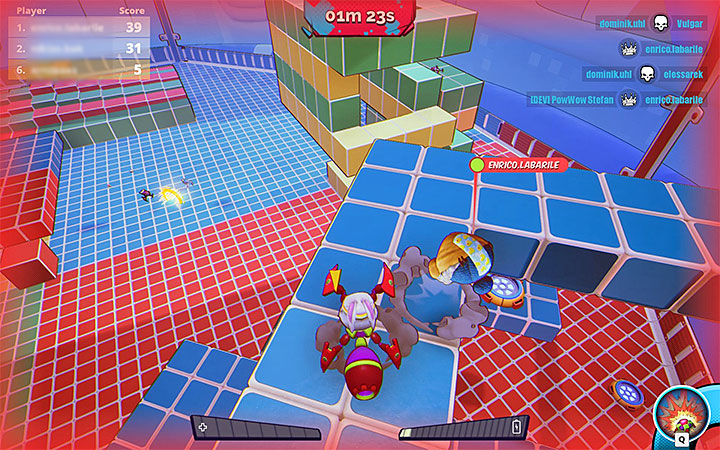 Niektóre mapy w MisBits mają bardzo wertykalną strukturę, tzn - Porady na start gry MisBits - MisBits - poradnik do gry