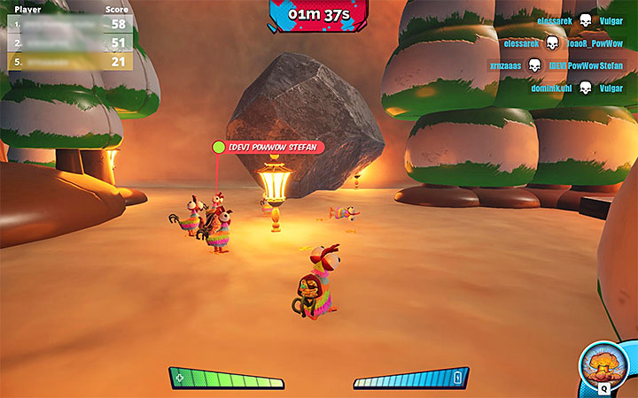 Jedną z zabawek w grze MisBits są kurczaki i ich unikalną cechą jest to, że dysponują one atakiem kamikadze - Porady na start gry MisBits - MisBits - poradnik do gry