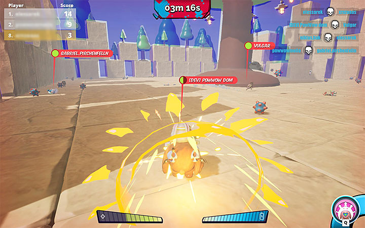 Nie zapominaj, że możesz korzystać z ataków specjalnych, które nie posiadają w grze ograniczonej liczby użyć - Jak atakować innych graczy w MisBits? - MisBits - poradnik do gry