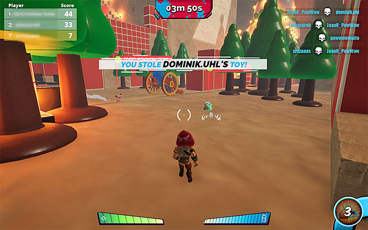 Możliwość przejęcia używanej przez kogoś innego zabawki to bardzo sprytna technika, choć wymaga ona pewnych umiejętności żeby mogła kończyć się sukcesem - Jak atakować innych graczy w MisBits? - MisBits - poradnik do gry