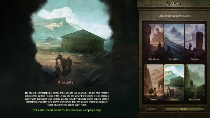 Wybranej kultury nie da się zmienić. - M&B 2 Bannerlord: Porady na start - Mount and Blade 2 Bannerlord - poradnik do gry