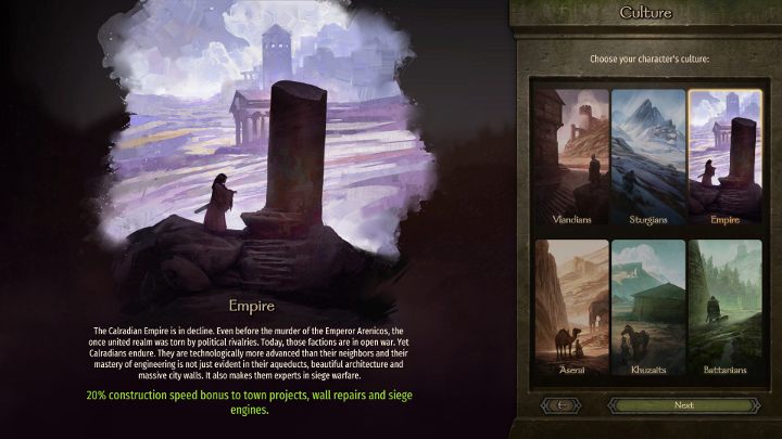 Każda z kultur oferuje różne bonusy. - M&B 2 Bannerlord: Którą kulturę wybrać, która najlepsza? - Mount and Blade 2 Bannerlord - poradnik do gry