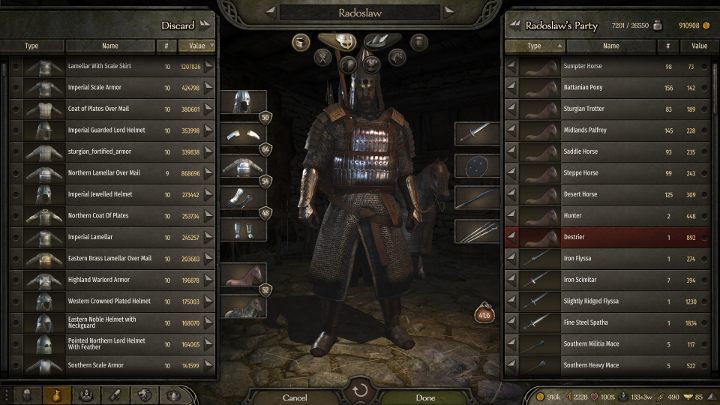 W trybie cheatów otrzymujesz dostęp do wszystkich przedmiotów w grze. - M&B 2 Bannerlord: Jak włączyć i jak używać cheatów? - Mount and Blade 2 Bannerlord - poradnik do gry