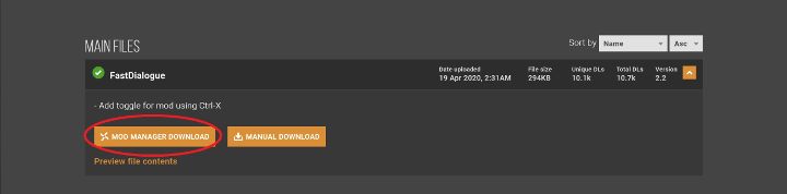 Przejdź do pobierania wybranego moda i wybierz opcję Mod Manager Download. - M&B 2 Bannerlord: Jak instalować mody? - Mount and Blade 2 Bannerlord - poradnik do gry