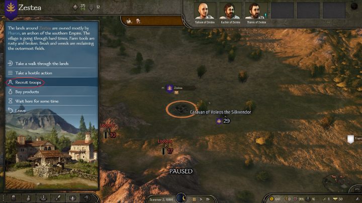 Chętnych do walki znajdziesz w miastach i wioskach. - M&B 2 Bannerlord: Oddział - dowodzenie, zarządzanie - Mount and Blade 2 Bannerlord - poradnik do gry