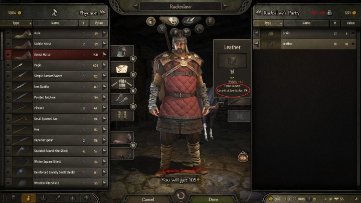 Pamiętaj, że ceny ciągle się zmieniają. - M&B 2 Bannerlord: Jak zyskownie handlować? (Ekonomia) - Mount and Blade 2 Bannerlord - poradnik do gry