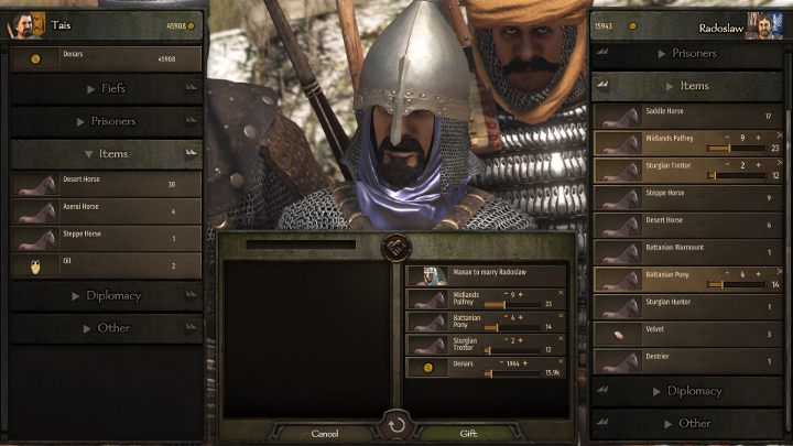 Małżeństwo może Cię sporo kosztować. - M&B 2 Bannerlord: Jak wziąć ślub, jak zdobyć żonę? (Rodzina) - Mount and Blade 2 Bannerlord - poradnik do gry
