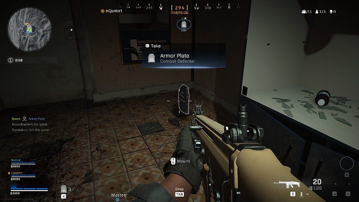 W grze Call of Duty Warzone, płytki pancerza można znaleźć w losowych miejscach na mapie - Warzone: Interfejs rozgrywki - Call of Duty Warzone - poradnik do gry