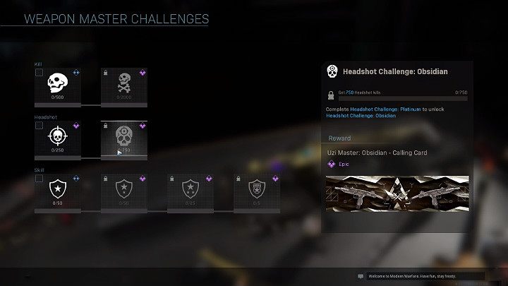 W trakcie wypełniania zadań związanych z Weapon Mastery Challenges gracz będzie musiał ukończyć następujące wyzwania - Warzone: Weapon Mastery Challenges - jak odblokować? - Call of Duty Warzone - poradnik do gry