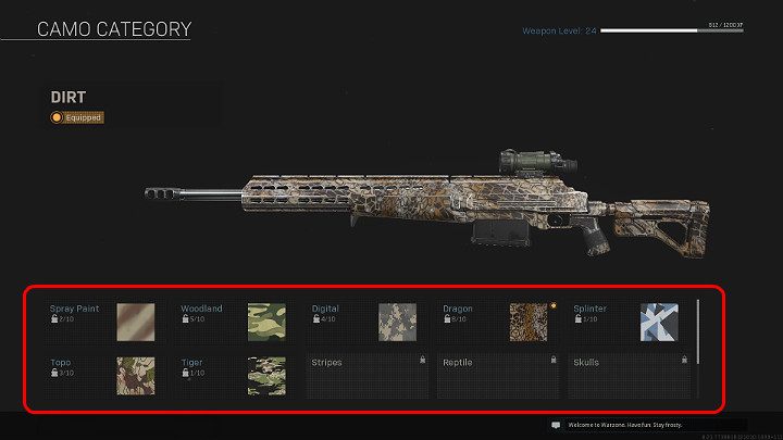 Na potrzeby niniejszego poradnika wybraliśmy broń HDR, która jeszcze nie jest całkowicie wylevelowana - Warzone: Złota broń - jak odblokować? - Call of Duty Warzone - poradnik do gry