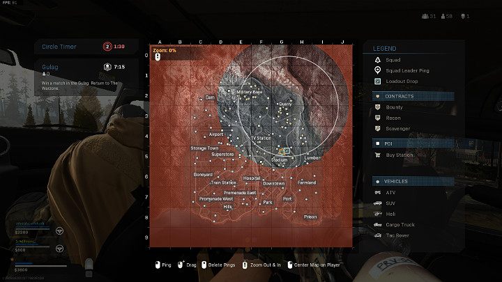 Na tym etapie pierścień gazu kurczy się znacznie szybciej, więc Gracze muszą szybciej reagować, przez co mogą wystawić się na atak - Warzone: Przebieg meczu - Call of Duty Warzone - poradnik do gry