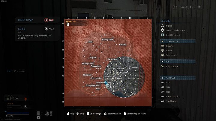 Trzeci etap zwężania mapy trwa 2 minuty - Warzone: Przebieg meczu - Call of Duty Warzone - poradnik do gry