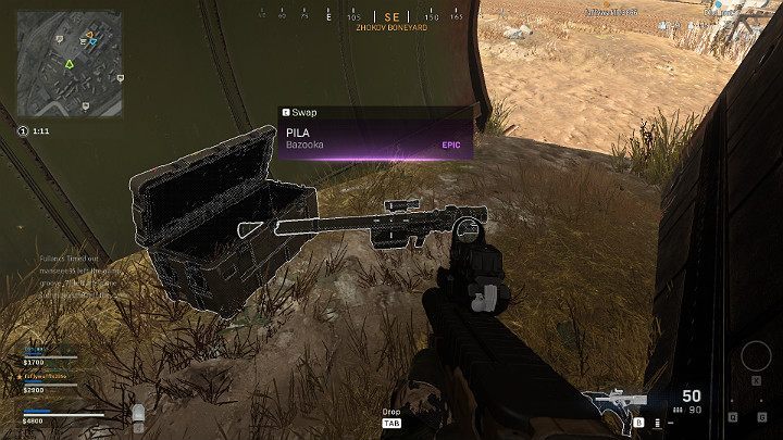 Za pomocą dodatkowego celownika będzie znacznie łatwiej trafić w poruszający się cel - Warzone: Bronie - klasa C (C Tier), lista - Call of Duty Warzone - poradnik do gry