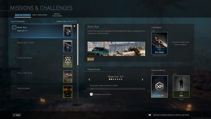 Niektóre misje łatwo wykonać i można je zrobić z marszu w trakcie zwyczajnej rozgrywki na mapie Verdansk - Warzone: Koszary - wyzwania, misje, personalizacja - Call of Duty Warzone - poradnik do gry