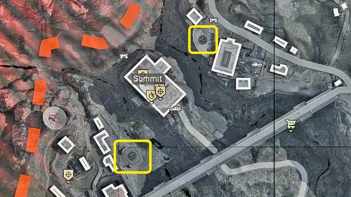 Należy tutaj zaznaczyć fakt, że na obszarze Summit znajdziecie aż dwa lądowiska dla helikopterów, co daje dużą szansę na szybkie zdobycie najlepszego środka transportu - Warzone: Summit - najlepsze miejsce do lądowania - Call of Duty Warzone - poradnik do gry