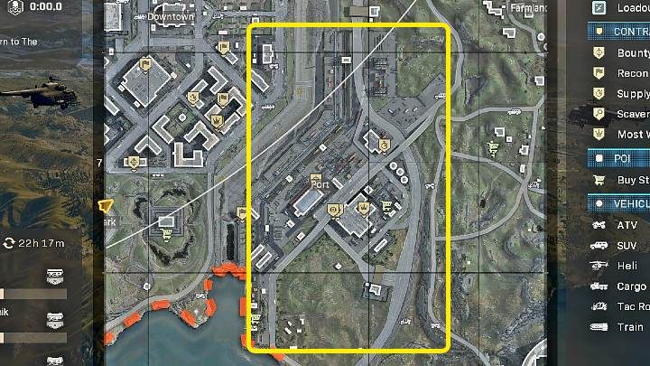 Port zajmuje ogromną powierzchnię na mapie, więc nawet jeśli wyląduje tutaj większa liczba graczy lub zespołów, lootu nie zabraknie dla nikogo - Warzone: Port - najlepsze miejsce do lądowania - Call of Duty Warzone - poradnik do gry