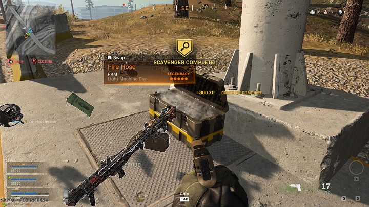 Kontrakty możesz łatwo zlokalizować na mini mapie, ponieważ są oznaczone dobrze widoczną ikoną z lupą - Warzone: Levelowanie - jak? Wyzwania, doświadczenie, loot, modyfikacje - Call of Duty Warzone - poradnik do gry