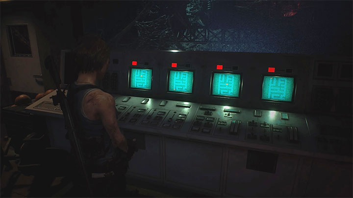 Zagadkę rozwiązuje się niedługo po dotarciu do pomieszczenia kontrolnego Control Room w podstacji Subway Power Substation - Resident Evil 3: Zagadka z przywróceniem prądu w podstacji - Resident Evil 3 - poradnik do gry