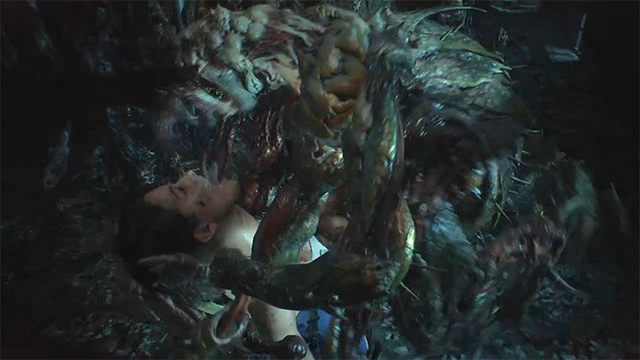 Niestety w zaliczaniu zagadki będą przeszkadzały ci kolejne pająki - Resident Evil 3: Zagadka z przywróceniem prądu w podstacji - Resident Evil 3 - poradnik do gry