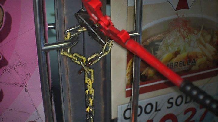 Z nożycami możesz powracać do zablokowanych przejść i przecinać łańcuchy - Resident Evil 3: Łańcuch - jak przeciąć? - Resident Evil 3 - poradnik do gry