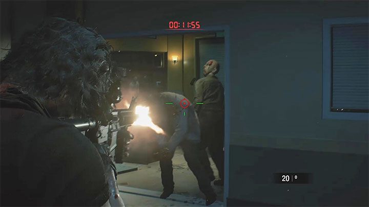 Na sam koniec musisz bronić się przez 30 sekund - Resident Evil 3: Szpital, Carlos solucja, opis przejścia - Resident Evil 3 - poradnik do gry