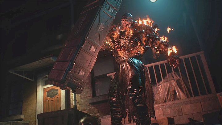 Kolejną bronią, w posiadanie której wejdzie Nemesis, jest wyrzutnia rakiet - Resident Evil 3: Nemesis - główny antagonista - Resident Evil 3 - poradnik do gry