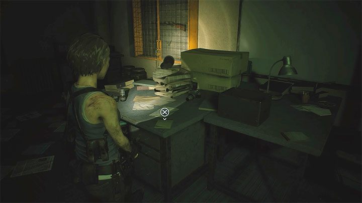 Notatka znajduje się w pomieszczeniu biurowym w Subway Office, tym samym, w którym jest też m - Resident Evil 3: Biuro stacji metra sekrety, znajdźki - Resident Evil 3 - poradnik do gry