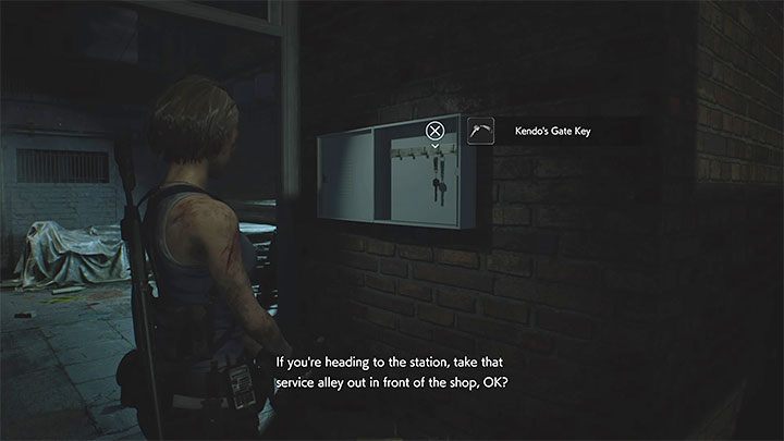 Rozpocznij eksplorację nowej części śródmieścia Downtown - musisz dotrzeć do wozu strażackiego, wdrapać się na niego i przejść po wysuniętej drabinie pojazdu - Resident Evil 3: Śródmieście - trzecia wizyta solucja, opis przejścia - Resident Evil 3 - poradnik do gry