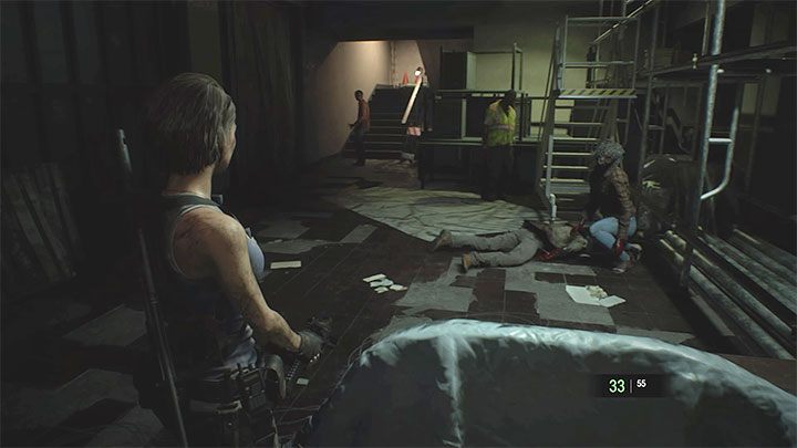 Zacznij od ucieknięcia do wnętrza budynku i zatrzaśnięcia za sobą bramy - Resident Evil 3: Miejsce rozbiórki solucja, opis przejścia - Resident Evil 3 - poradnik do gry