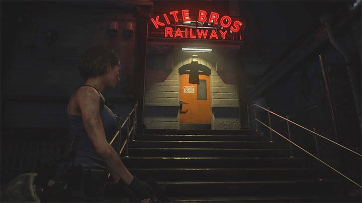 W sklepie Donut Shop warto odwiedzić tylne pomieszczenie - kuchnię Kitchen - Resident Evil 3: Śródmieście solucja, opis przejścia - Resident Evil 3 - poradnik do gry