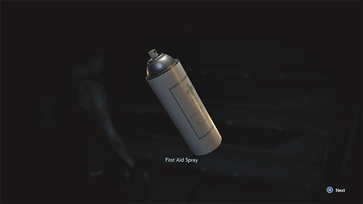 2) Spray leczniczy - First Aid Spray - Resident Evil 3: Leczenie postaci - Resident Evil 3 - poradnik do gry