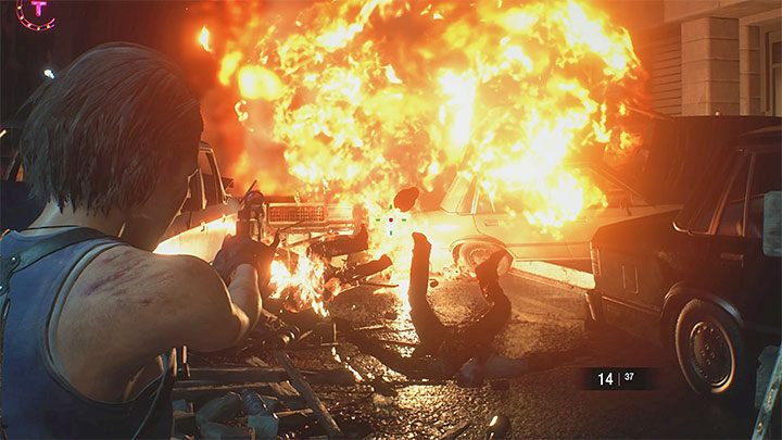 Większość obiektów z okolicy jest niezniszczalna, ale są wyjątki od tej reguły i pamiętanie o nich może ci pomagać w atakowaniu zombiaków i innych kreatur - Resident Evil 3: Porady na start - Resident Evil 3 - poradnik do gry