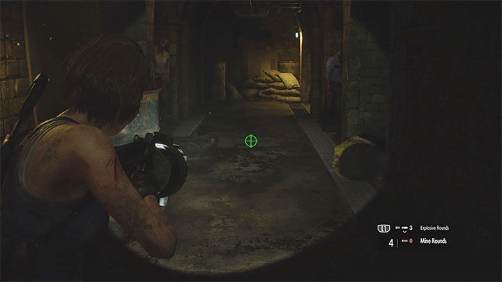 Pociski Mine Rounds działają na zasadzie min-pułapek - Resident Evil 3: Tunele metra, plac wieży zegarowej solucja, opis przejścia - Resident Evil 3 - poradnik do gry