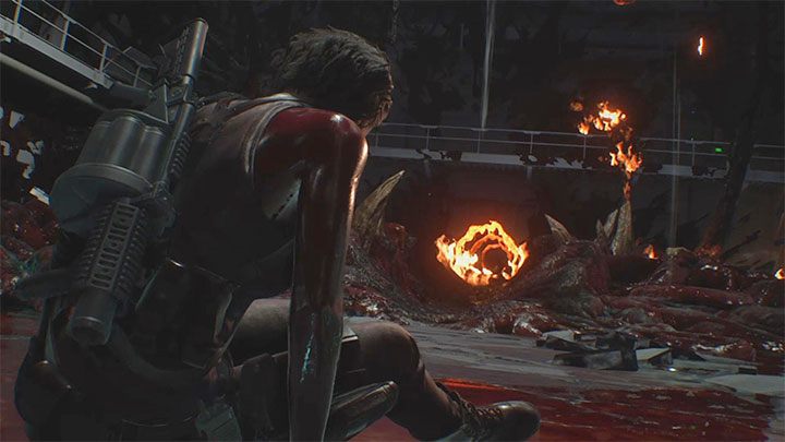 Trzeci strzał z railguna ostatecznie zabije Nemesisa i zakończysz tym samym pojedynek z finałowym bossem gry - Resident Evil 3: Finał, Nemesis solucja, opis przejścia - Resident Evil 3 - poradnik do gry