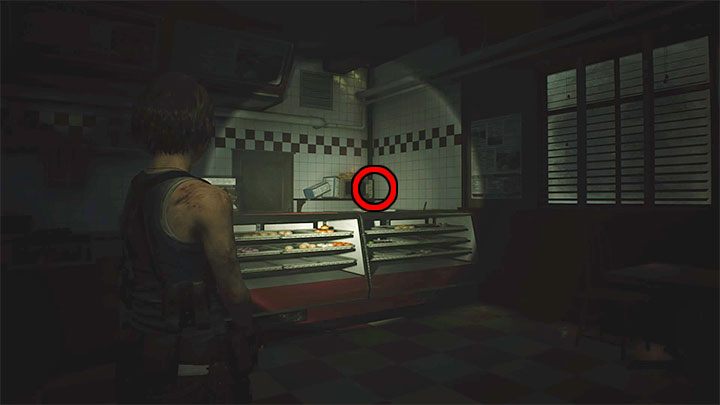 Figurkę możesz znaleźć wewnątrz pączkarni Donut Shop - Resident Evil 3: Śródmieście sekrety, znajdźki - Resident Evil 3 - poradnik do gry