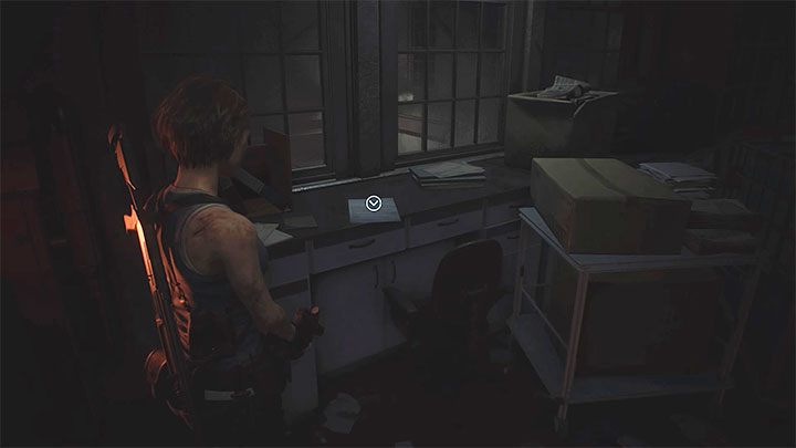 Dokument jest na piętrze budynku podstacji, w pomieszczeniu kontrolnym Control Room, w którym znajduje się też m - Resident Evil 3: Podstacja sekrety, znajdźki - Resident Evil 3 - poradnik do gry