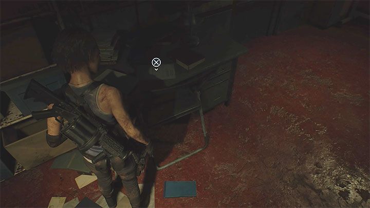 Dokument leży na słabo oświetlonym biurku w tym samym południowym pomieszczeniu Office kanałów - Resident Evil 3: Kanały sekrety, znajdźki - Resident Evil 3 - poradnik do gry