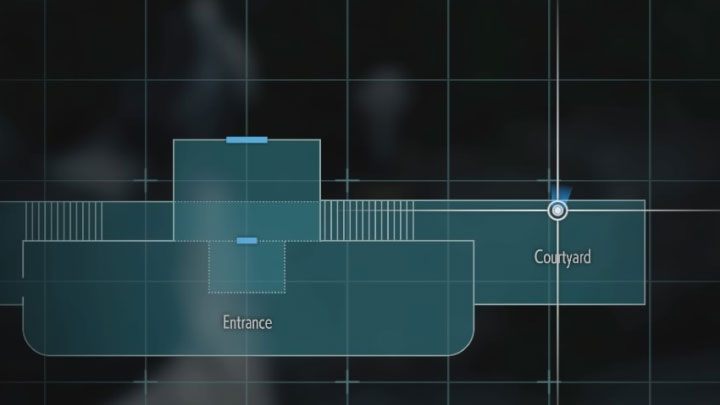 Figurka jest na wschodnim dziedzińcu Courtyard przed wejściem na komisariat Police Station - Resident Evil 3: Komisariat policji sekrety, znajdźki - Resident Evil 3 - poradnik do gry