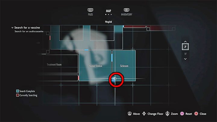 Figurka znajduje się w sali dla chorych Sickroom znajdującej się na piętrze 2F szpitala - Resident Evil 3: Szpital sekrety, znajdźki - Resident Evil 3 - poradnik do gry