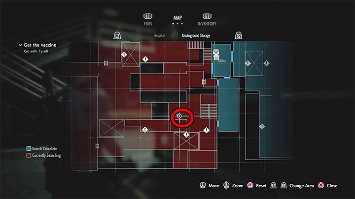 Figurkę odnajduje się w dużym magazynie bunkra Underground Storage gdzie rozwiązywałeś zagadkę z odnalezieniem 3 bezpieczników - Resident Evil 3: Podziemny magazyn sekrety, znajdźki - Resident Evil 3 - poradnik do gry