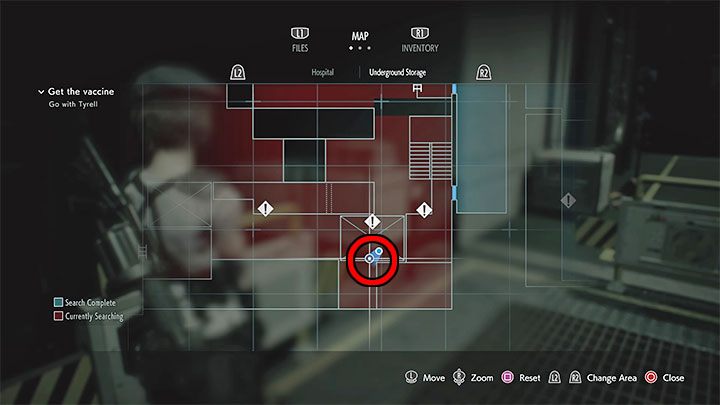 Ulepszenie strzelby znajduje się w dużym magazynie bunkra Underground Storage gdzie rozwiązywałeś zagadkę z odnalezieniem 3 bezpieczników - Resident Evil 3: Podziemny magazyn sekrety, znajdźki - Resident Evil 3 - poradnik do gry