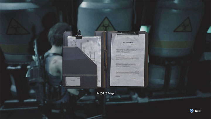 Mapę automatycznie zdobędziesz po zabraniu opisanego powyżej dokumentu z pomieszczenia Storage - Resident Evil 3: NEST 2 sekrety, znajdźki - Resident Evil 3 - poradnik do gry